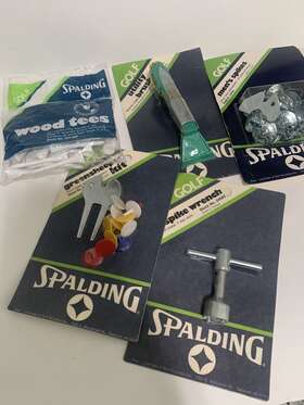 Spalding 24081 Vintage Kmart Golf Kit Set Of 5