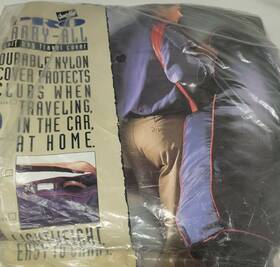 Sportsmate 026556089122 Vintage Pro Carry-all Golf Travel Cover One Size Fits Most Bags Navy