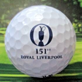 Srixon Ad333 Vtg - 2023 British Open Logo Ball Royal Liverpool Golf Club Gc Pga Tour