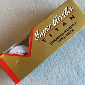 Super Gorilla 718420099718 Cayman Golf Company Sleeve Balls Titan 3 Usa Hawaii New