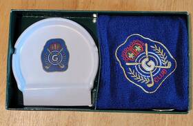 Swank 98-6107 Vtg Golf Practice Cup And Towel 1992 Pre-owned