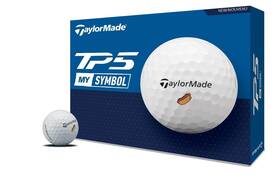 Taylormade B0cts6wy4g Golf 2024 Symbol Tp5 Hotdog Golfballs One Dozen