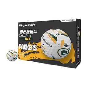 Taylormade B0f33qdxjb Golf Speed Soft Ink Nfl Green Bay Packers Dozen M1024401