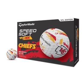 Taylormade B0f342wxmb Golf Speed Soft Ink Nfl Kansas City Chiefs Dozen M1025201