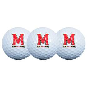 Team Effort B000b8al8c Maryland Terrapins Golf Balls - 3 Pack Officially Licensed Ncaa Logo