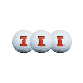 Team Effort B000u01tku Illinois Fighting Illini Golf Balls 3-pack - Nip