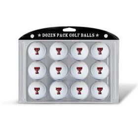 Team Golf B002fxqbeo Ncaa Texas Tech Red Raiders Balls - 12 Pack Regulation Size