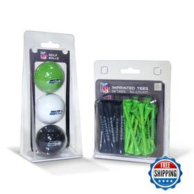 Team Golf B003n280tu Nfl Seattle Seahawks Ball Set 3 And 50 Tees - Official