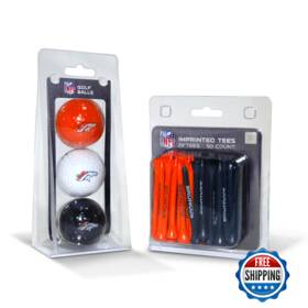 Team Golf B003n29zy4 Nfl Denver Broncos Ball Set 3 And 50 Tees