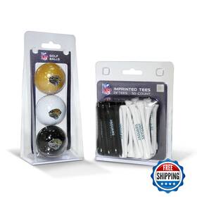 Team Golf B003n2a0os Nfl Jacksonville Jaguars 3 Balls And 50 Tees Logo Imprinted