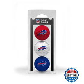 Team Golf B003ngfl4s Nfl Buffalo Bills 3 Ball Pack Regulation Size