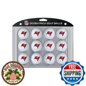 Team Golf B0043rls0w Nfl Tampa Bay Buccaneers Balls - 12 Pack Regulation Size
