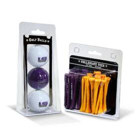 Team Golf B00469324c Lsu Tigers 3 Balls And 50 Tees - Official Ncaa Fan Set