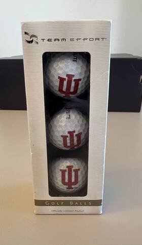 Teameffort 723141321604 Indiana Hoosier Golf Balls