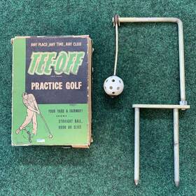 Tee Off 15033 The Original Tee-off Golf Practice Training Aid In Box Fast Free Ship