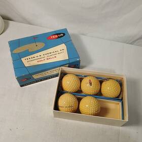 Texas-u.s. L358 Vintage Box Of Texas-u.s. Chemical Co. Championship Custom Built Golf Balls