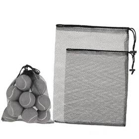 Thinp 589865 1 Kkhdbaze 2 Pcs Golf Ball Mesh Bag With Drawstring - Nylon For Pool Toys