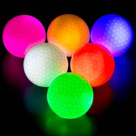 Thiodoon B083sdlcpd Glow In Dark Led Golf Balls - 6 Color Night Gift Set
