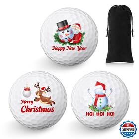 Threan B0dj33n26v 3 Pcs Funny Golf Ball Gift Set - Novelty Golfer Present For Men