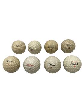 Titleist Era-1 Vintage Acushnet Dt And Spalding Golf Balls Lot Of 8 Collectible