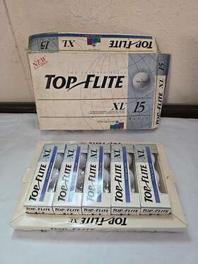 Top Flite 029321111028 Spalding Top-flite Xl Golf Balls New Old Stock Usa Made 5 Sleeves 15