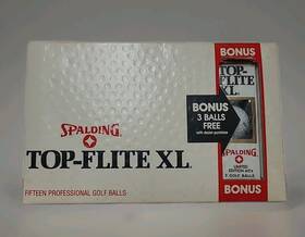 Top Flite 029321111042 Vtg Spalding Top-flite Xl Golf Balls 15-pack Limited Edition #0 Sealed 1982 Nos