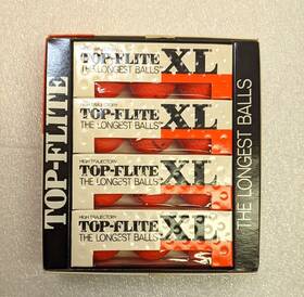 Top Flite 029321121010 Spalding Top-flight Xl Golf Ball High Trajectory Hi-vis Orange Boxed Dozen Nos