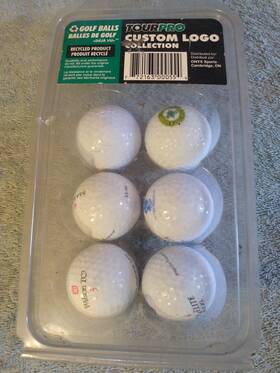 Tourpro 772163000554 Custom Logo Golf Ball Set Of 6