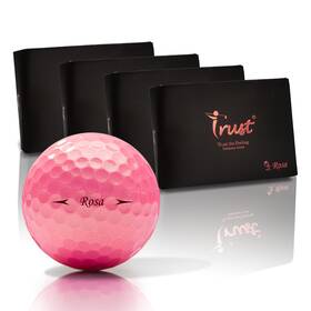 Trust B08hq4db87 Rosa Golf Balls 4 Dozen Urethane Cover 3-piece Soft Feel Pink Ladi