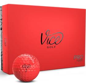Vice Golf B072f9qz93 Pro Balls Red One Dozen