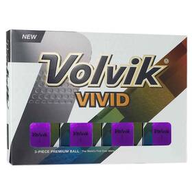 Volvik B0819zlghq Vivid Golf Balls - Matte Purple Dozen