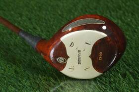 Walter Hagen D043 Sir Persimmon Brassie / 2 Wood Fairway Pyratone Rh Vintage