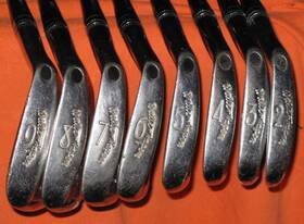 Wh395 Walter Hagen Vintage Haig Ultra 2 - 9 Golf Club Iron Set Euc