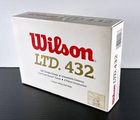 Wilson 026388244287 Ltd. 432 Golf Balls - Vintage Box Of 12 Cut Proof Surlyn Cover White