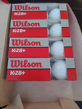 Wilson 026388901234 K-28 Golf Balls 4 Sets Of 3 Nos