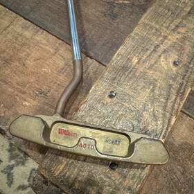 Wilson 4010 Staff Rh Milled Putter 34 Inch Brass