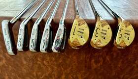 Wilson 68476 Patty Berg Golf Club Set-steel Shaft Grip-usa-vintage