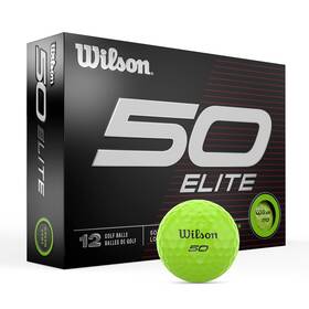 Wilson B0bt2221c4 Fifty Elite Golf Balls - 12 Pack Green Distance And Accuracy