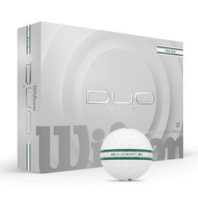 Wilson B0f7r9qw99 2025 Duo Soft Trk360 Golf Balls - Green/silver 12-pack Distance And Feel