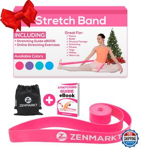 Zenmarkt B07q6slxqj Stretch Bands - Ballet Yoga Pilates Improve Flexibility And Strength