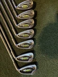 Ping Rapture Iron Set Steel Right Handed Green 4-PW (w = Black Dot). Fixed Price $260.00.