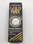 Rare Vintage 1992 Dunlop #1 Gold Max Golf Balls, One Sleeve Of 3, Nos 392 Dimple. Fixed Price $12.80.