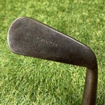 Antique The Spalding Mid Iron Approach Putter? Hickory Shaft Rh 34.5" C9 35*. Fixed Price $75.00.