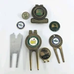 Masters Augusta Pebble Beach Andrews Golf Divot Tool Ball Marker Lot Vtg. Fixed Price $45.64.