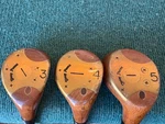 Mid 80 Toney Penna Oil Hardened Persimmon Wood Set - Rh, 3/4/5, Stiff Steel !!. Fixed Price $89.99.
