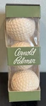Vtg Arnold Palmer 4 Golf Balls 3 Pack Sleeve White Company Course Nos. Fixed Price $14.95.
