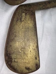 Antique Macgregor Mashie 5 & Niblick 'good Luck' Golf Clubs (ca 1920S/30S.. Fixed Price $120.00.