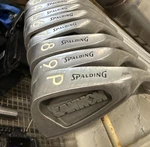 Spalding Rh Cannon Golf Iron Clubs Set Complete 3-9, Pw With New Oversize Grips. Fixed Price $98.69.