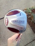 Wilson Deep Red Driver 10.5 Degree Forged Shaft R-flex Graphite Golf Rh 44". Fixed Price $45.95.