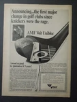 1967 Amf Voit Unibloc Golf Clubs Magazine Ad - Guaranteed For 3 Years.. Fixed Price $15.99.